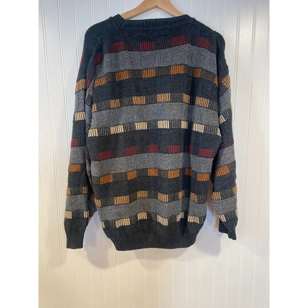 Liberty Sweaters Mens XL Blue Long Sleeve Cotton 90s Vintage Y2K Preppy Casual